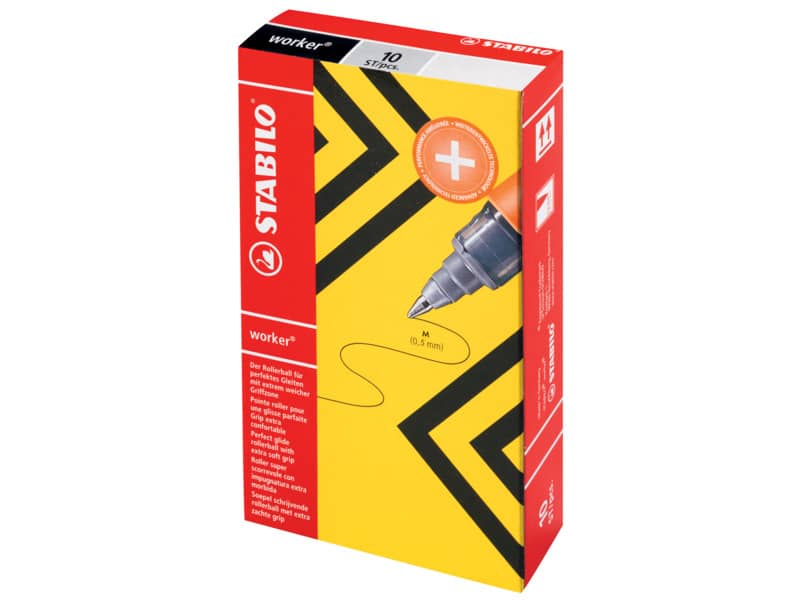 Roller Stabilo Worker 0,5 mm rosso  2018/40