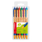 Penne a sfera a scatto Stabilo Pointball  0,5 mm assortiti astuccio da 6 - 6030/6