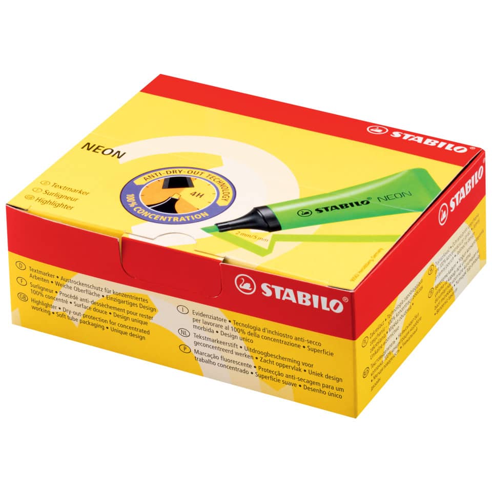 Evidenziatore Stabilo Neon 2-5 mm arancio 72/54