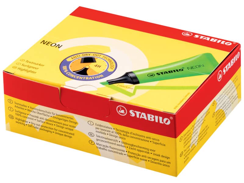 Evidenziatore Stabilo Neon 2-5 mm arancio 72/54