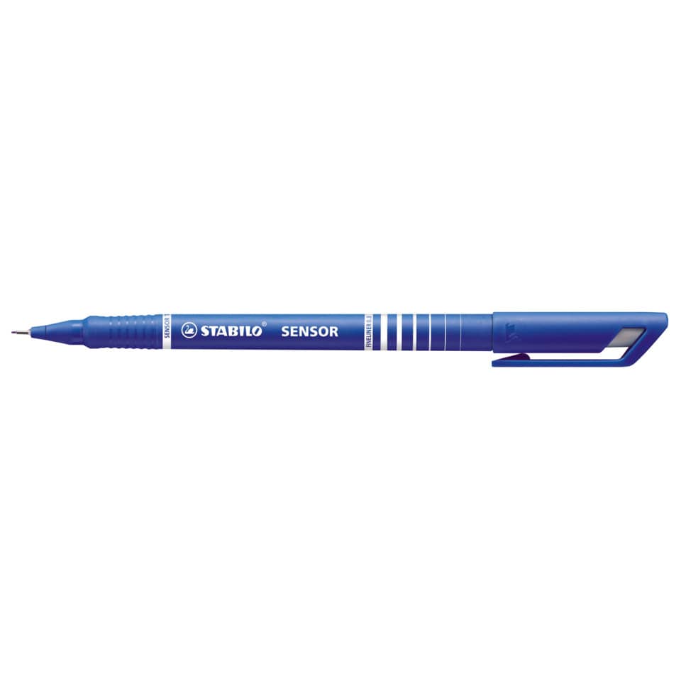 Fineliner Stabilo Sensor 0,3 mm assortiti confezione da 6 - 189/6-01
