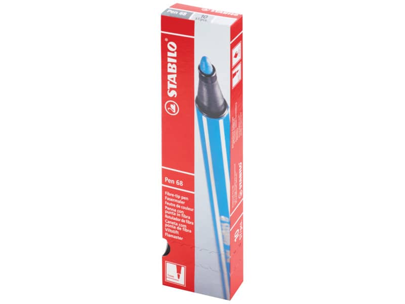 Pennarelli Stabilo Pen 68 1 mm  azzurro - 68/57