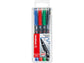 Penne Stabilo OHPen universal Medio (M) 1 mm assortiti astuccio da 4 - 843/4