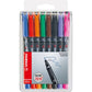 Penne Stabilo OHPen universal Superfine (S) 0,4 mm assortiti astuccio da 8 - 841/8