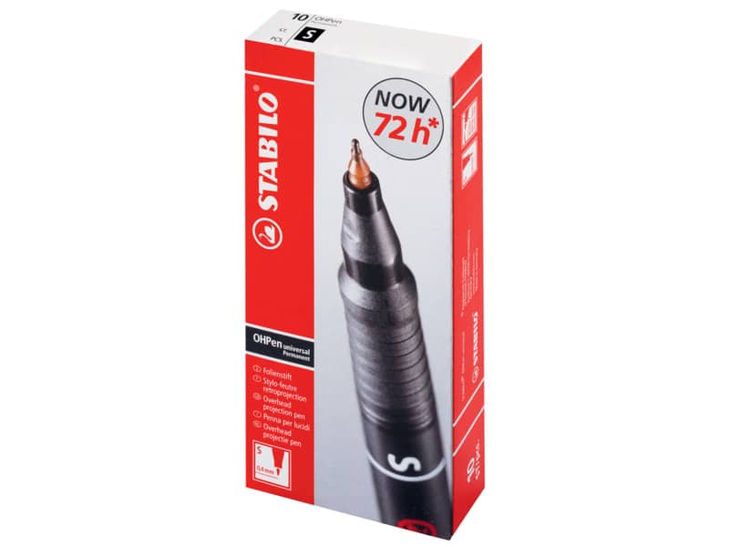 Penna Stabilo OHPen universal Superfine (S) 0,4 mm verde 841/36