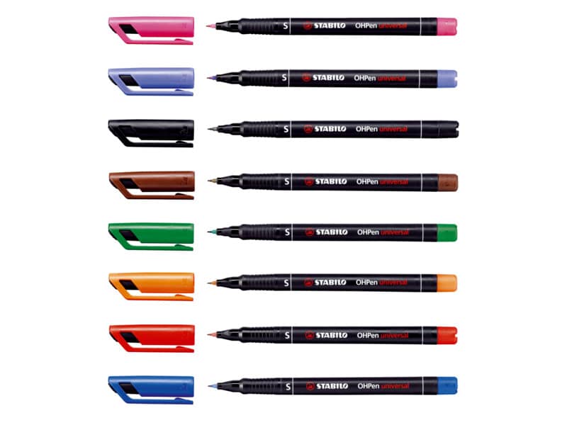 Penna Stabilo OHPen universal Superfine (S) 0,4 mm rosso 841/40