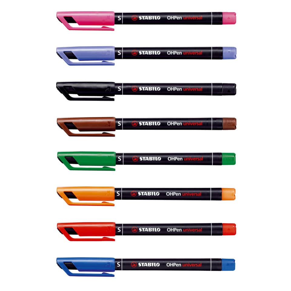 Penna Stabilo OHPen universal Superfine (S) 0,4 mm rosso 841/40