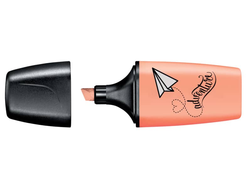 Evidenziatore Stabilo BOSS MINI Pastellove 2-5 mm rosa pesca 07/126-7