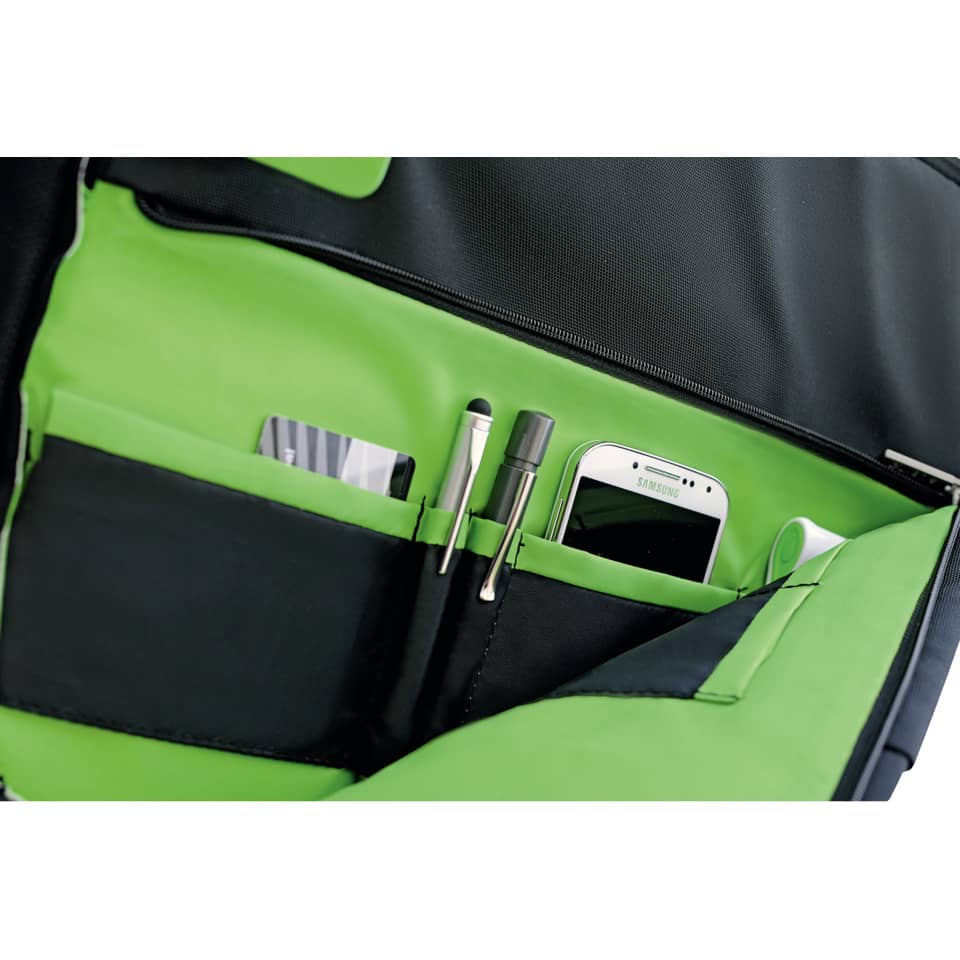 Zaino portacomputer Leitz Smart Traveller 15,6" poliestere 2 scomparti nero - 60170095