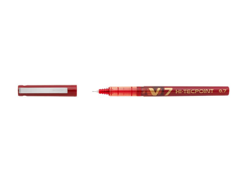 Roller Pilot Hi Tecpoint V7 0,7 mm rosso  011712