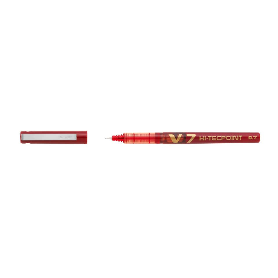 Roller Pilot Hi Tecpoint V7 0,7 mm rosso  011712