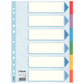 Divisori Esselte intercalari 6 tasti cartoncino 160 gr/mq A4 100192