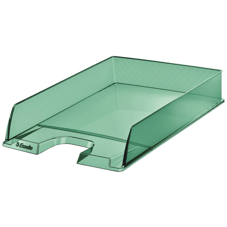 Vaschetta portacorrispondenza Esselte Colour'Ice polistirolo A4 verde trasparente - 626275