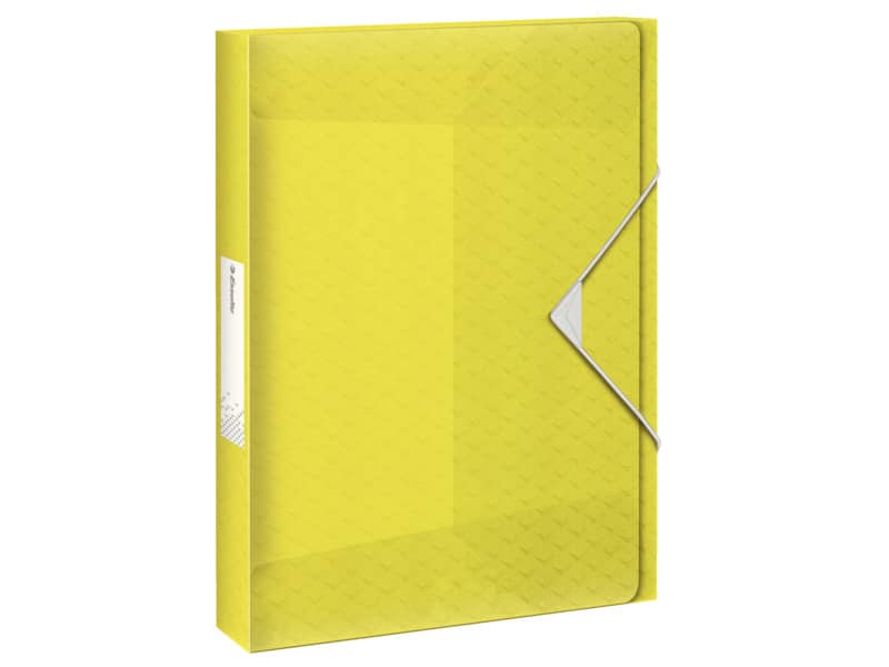 Cartella portaprogetti Esselte Maxi Colour'Ice polipropilene goffrato giallo A4 dorso 40mm - 626262