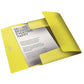 Cartella a 3 lembi Esselte Colour'Ice PP goffrato A4 giallo 626220