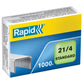 Punti metallici Rapid Standard 21/4  conf. da 1000 - 24867600