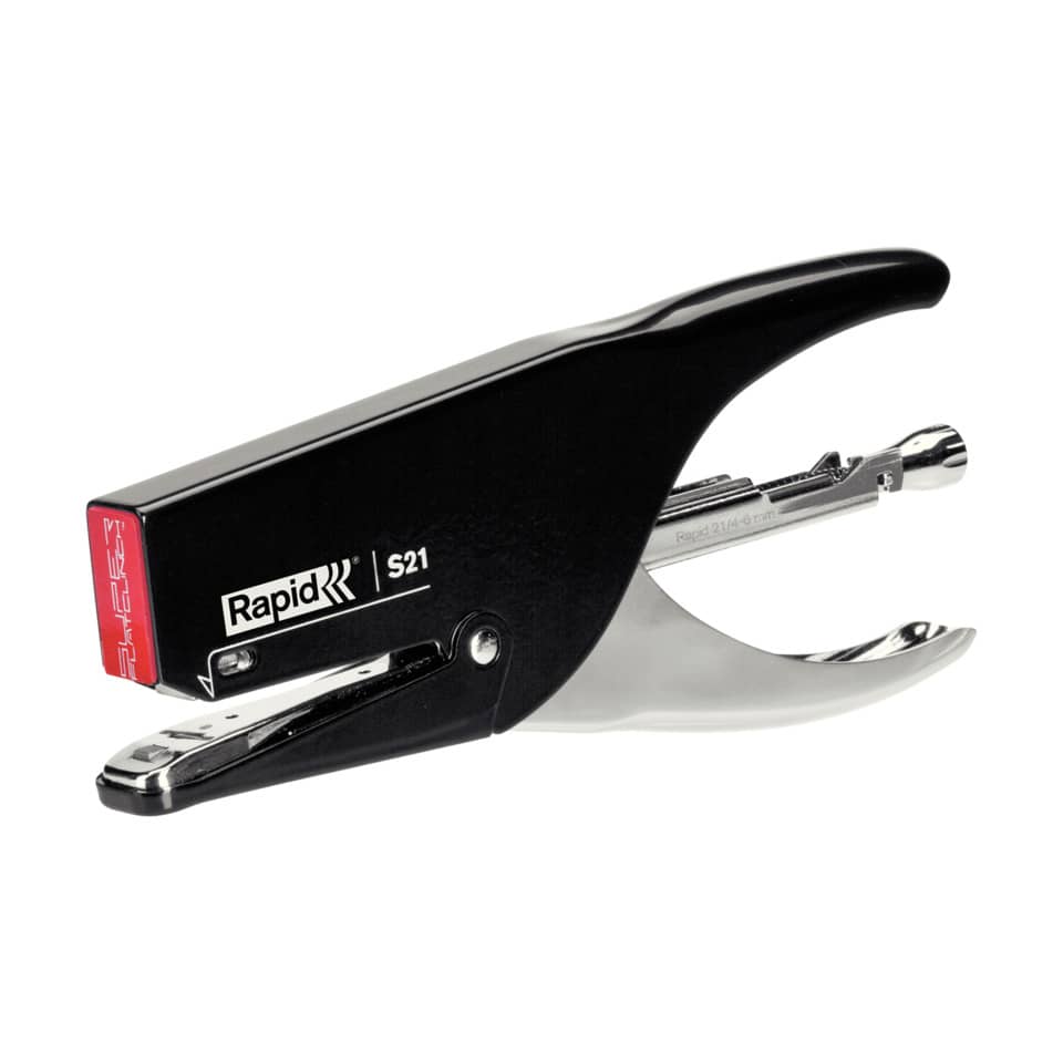 Cucitrice a pinza Rapid S21 Supreme SuperFlatClinch 30 fogli nero 24812601