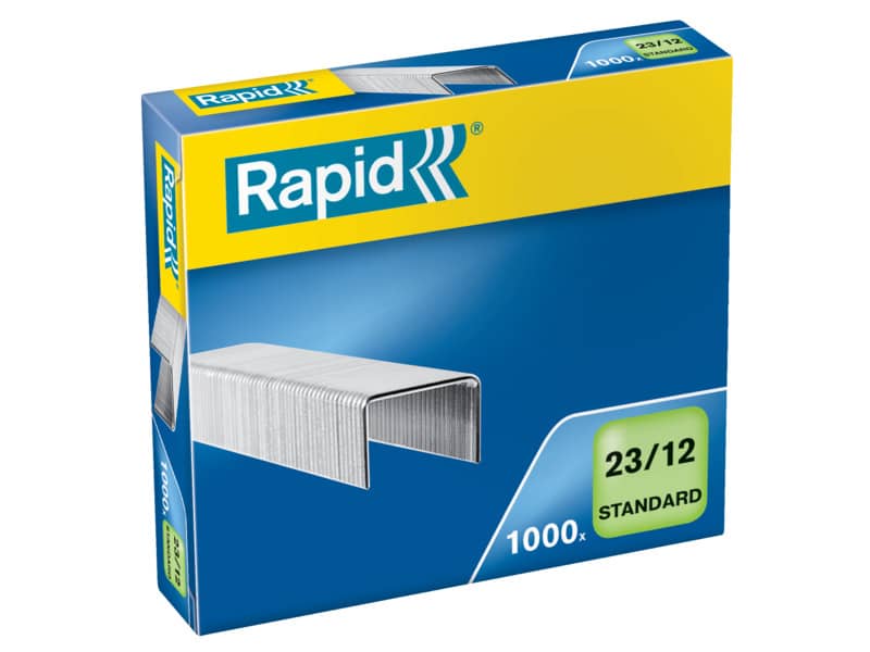 Punti metallici Rapid Standard 23/12  conf. da 1000 - 24869400