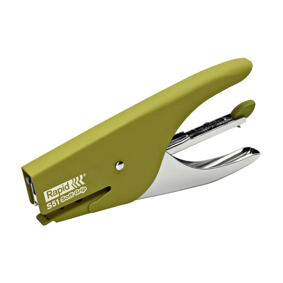 Cucitrice a pinza Rapid S51 SUPREME Soft Grip fino a 15 fogli verde 10538740