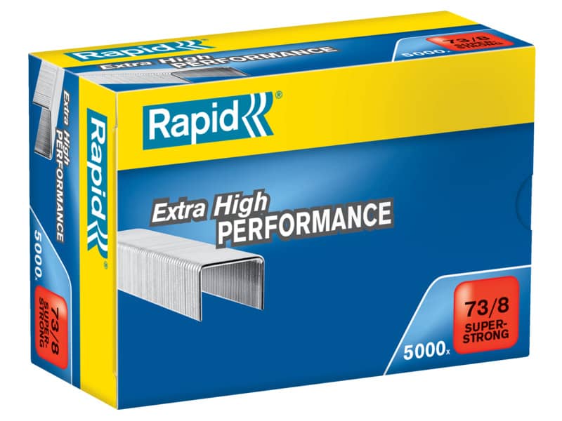 Punti metallici Rapid Super Strong 73/8  conf. da 5000 - 24890300