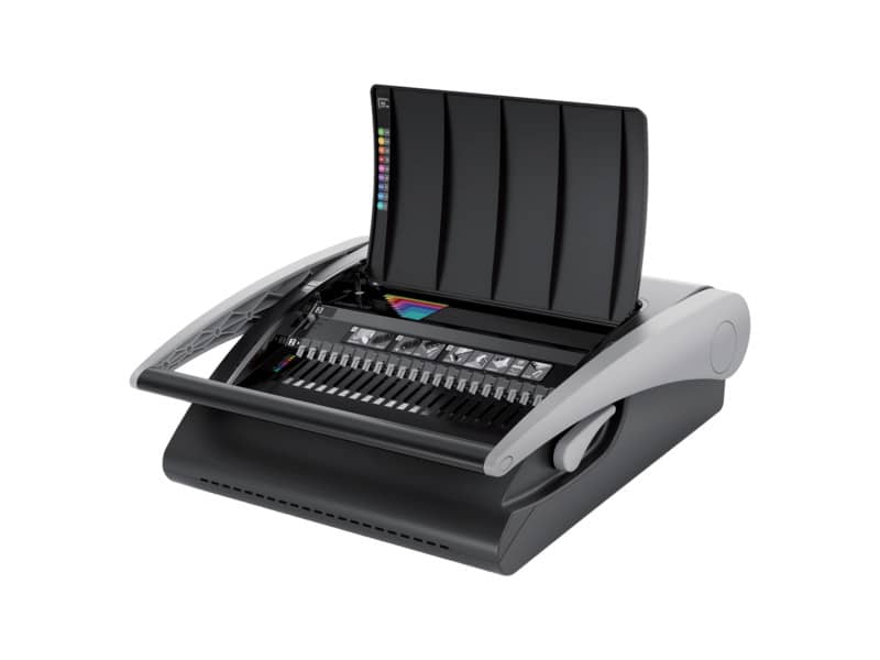 Rilegatrice a dorsi plastici GBC CombBinb® C210 A3 verticale, A4 e A5 nero - 4401846