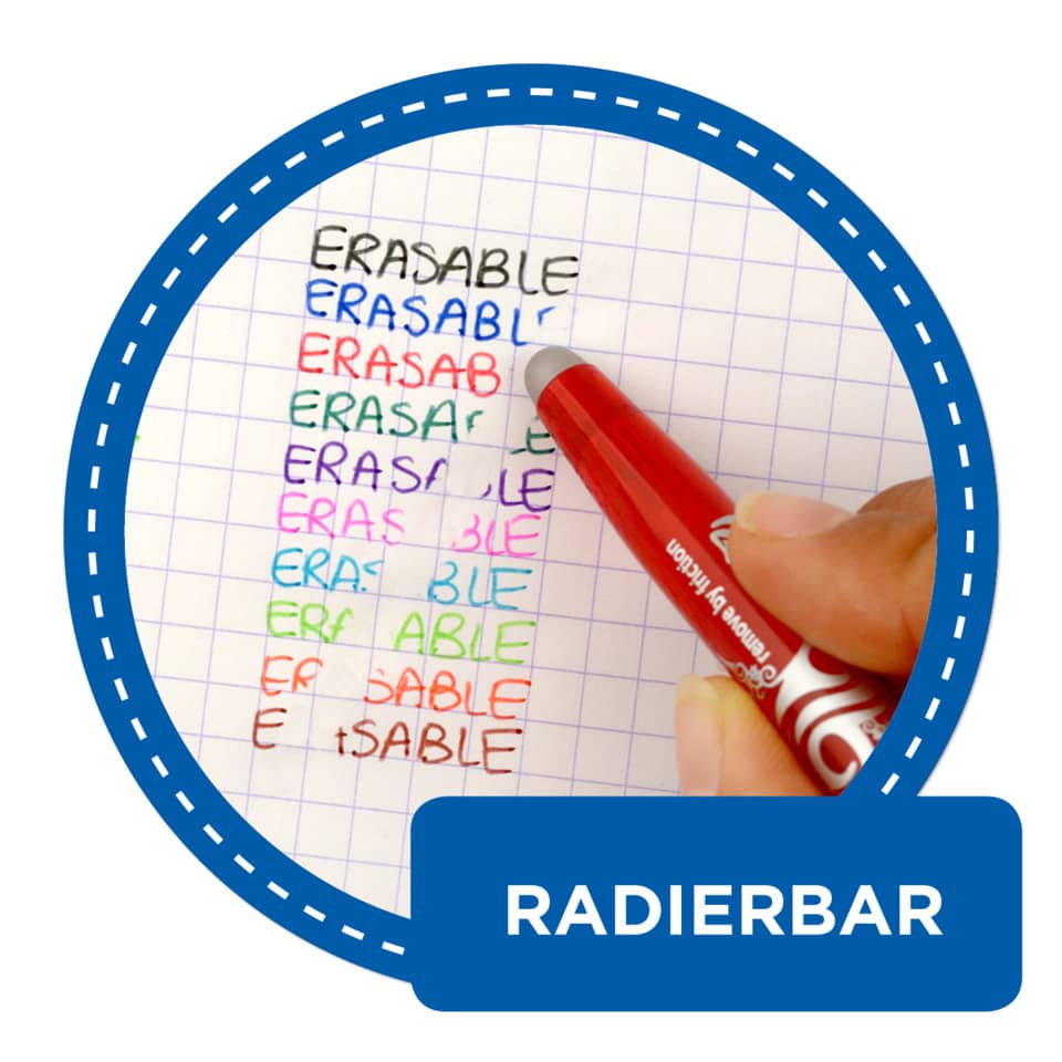 Penna a sfera cancellabile Pilot Frixion Ball punta Broad 1 mm rosso 6542