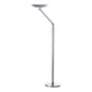Lampada a terra a led UNILUX Varialux articolata grigio metallizzato 400090471
