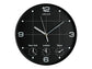 Orologio da parete al quarzo UNILUX On Time con 4 fusi orari Ø 30,5 cm nero 400094567