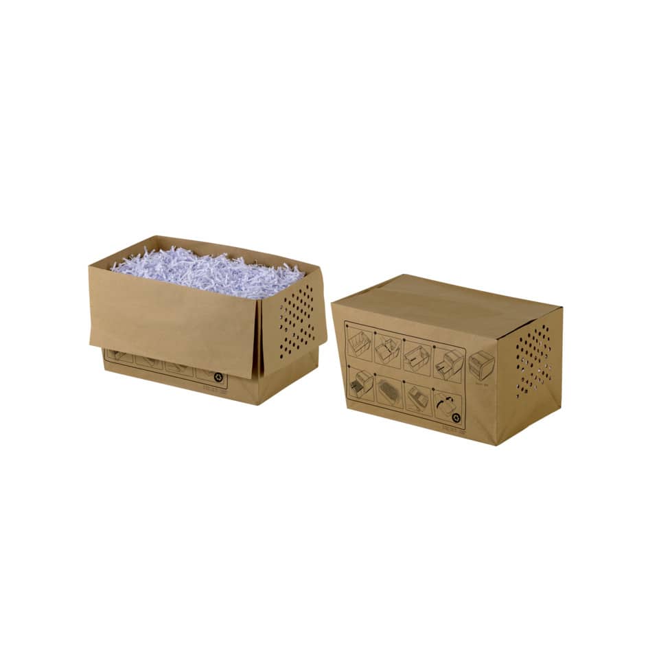 Sacchetti riciclabili sfrido per distruggidocumenti  Rexel Auto+ 80X 20 L conf. da 20 - 1765028EU