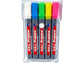 Marcatori Neon per lavagne edding 725 punta scalpello 2-5 mm assortiti confezione da 5 - 4-725-5