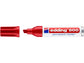 Marcatore permanente edding 500 punta scalpello 2-7 mm rosso 4-500002