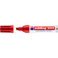 Marcatore permanente edding 500 punta scalpello 2-7 mm rosso 4-500002