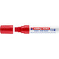Marcatore a gesso liquido edding 4090 punta scalpello 4-15 mm rosso 4-4090002