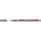Marcatore a vernice edding 751 punta conica 1-2 mm argento 4-751054