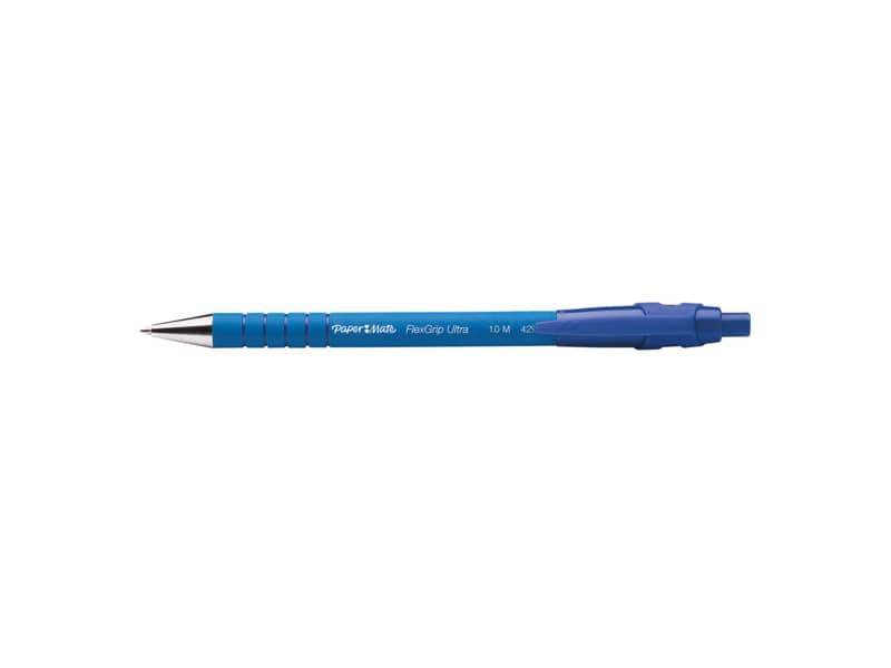 Penna a sfera a scatto Paper Mate Flexgrip Ultra M 1,0 mm blu confezione da 36 - 1910074