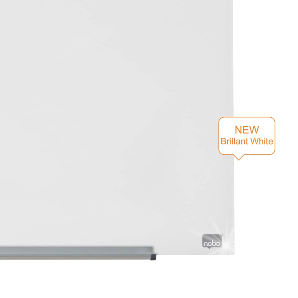 Lavagna bianca magnetica in vetro Nobo Diamond cancellabile 67,7x38,1 cm 1905175