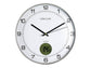 Orologio da parete UNILUX Tempus con termometro digitale Ø 30,5 cm grigio metallizzato - 400094592