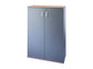 Coppia ante per mobile medio Frensy Venice doppia larghezza 90x130 cm Antracite - UVEAT139