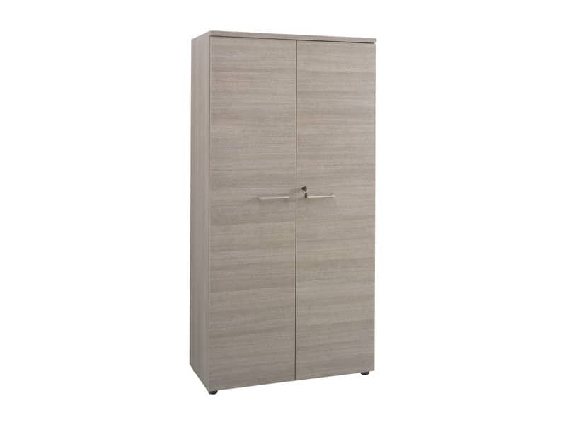 Coppia ante mobile alto largo Frensy Larix 90x180 cm rovere grigio ULAGAT18