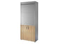 Coppia ante sezione bassa Frensy Spirit 90x90 cm rovere per mobile H.210 cm USPRAT210B