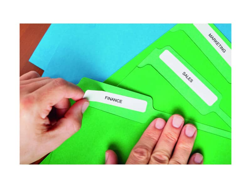 Rotolo da 220 etichette Dymo LabelWriter Cartelle sospese 50x12 mm bianco S0722460