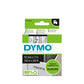 Nastro per etichettatrici Dymo D1 12 mm x 7 m nero/trasparente S0720500