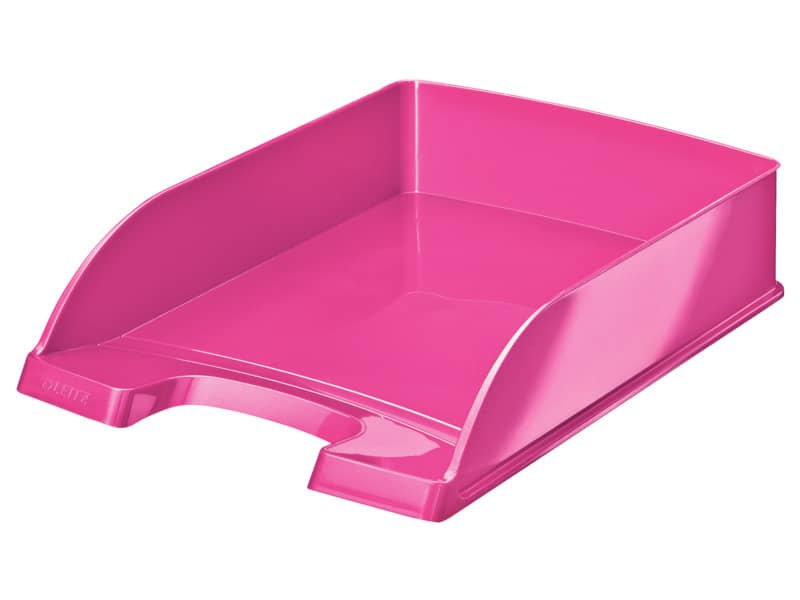 Vaschetta portacorrispondenza Leitz WOW in polistirolo A4 rosa metallizzato 52263023