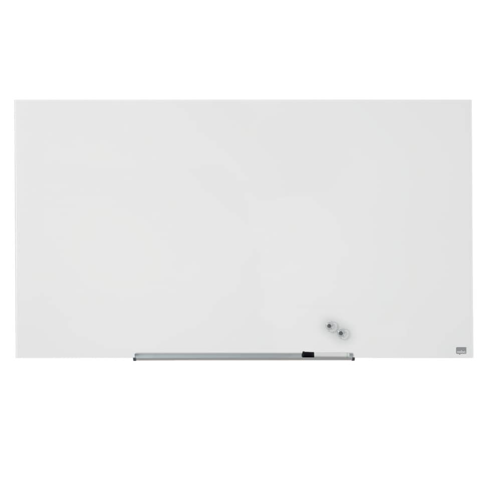 Lavagna bianca magnetica in vetro Nobo Diamond cancellabile 126,4x71,1 cm 1905177