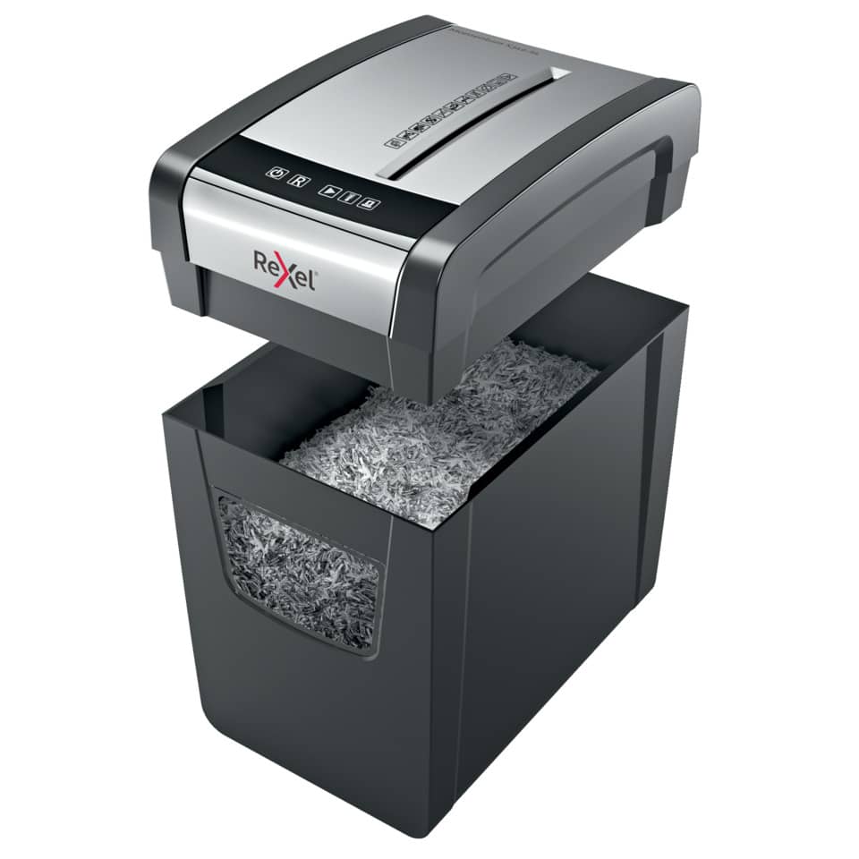 Distruggidocumenti uso moderato Rexel Momentum X312-SL Slimline - P-3 - 23 L taglio a frammenti 5x42 mm - 2104574EU