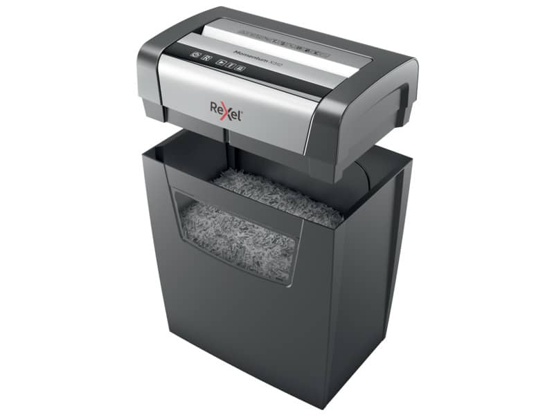 Distruggidocumenti uso moderato Rexel Momentum X312 - P-3 - 23 L - taglio a frammenti 5x42 mm - 2104572EU