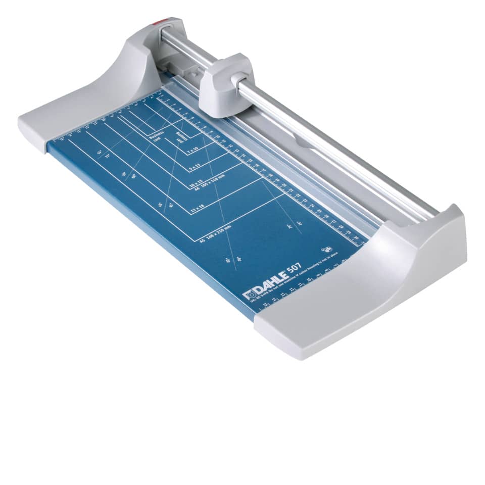 Taglierina a rullo Dahle Hobby pressino automatico max 8 fogli - luce 320-0,8 mm blu R900507