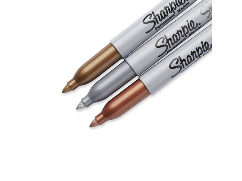 Marcatore permanente Sharpie Metallic F punta conica 3 mm oro 1891062