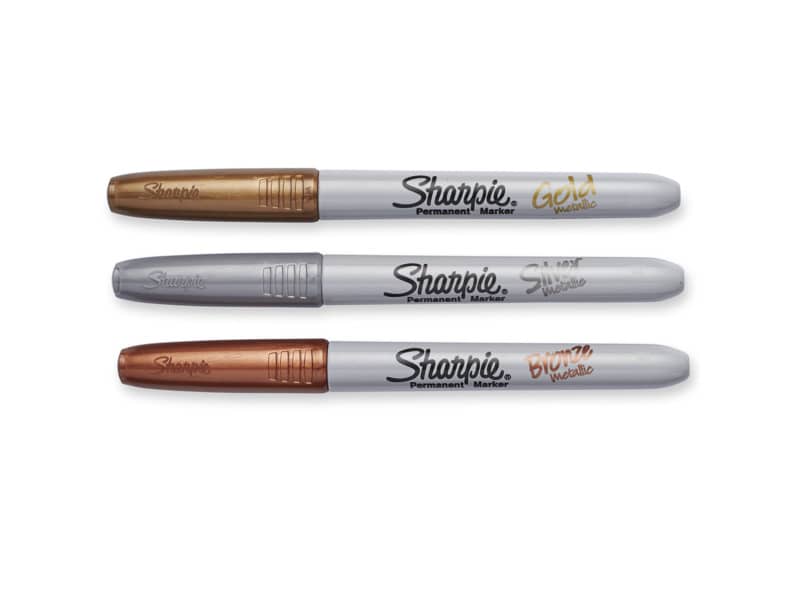 Marcatore permanente Sharpie Metallic F punta conica 3 mm oro 1891062