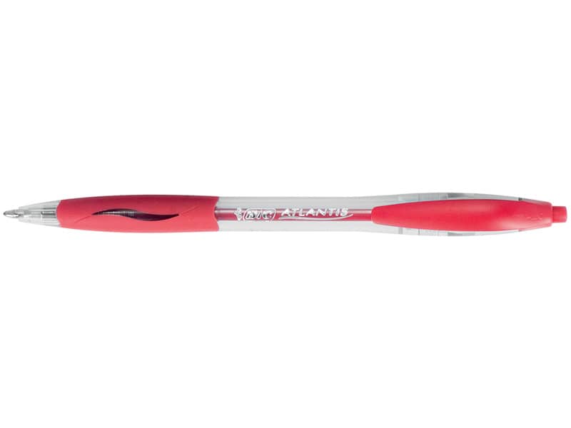 Penna a sfera a scatto BIC Atlantis Classic NF M 1 m rosso 8871331